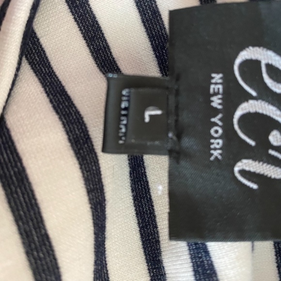 ECI Striped Top With Flare Sleeves - Picture 5 of 6